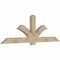 Ekena Millwork Redmond Rough Sawn Timber Gable Bracket, Douglas Fir, 96"W x 32"H x 4"D x 6"F, 8/12 Pitch GBW096X32X0406RED00RDF - alternate 4